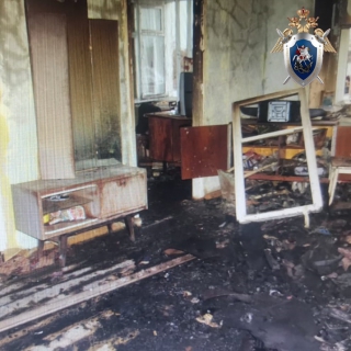 В Кулебакском районе Нижегородской области следователи СК выясняют обстоятельства гибели мужчины на пожаре (Фотографии)
