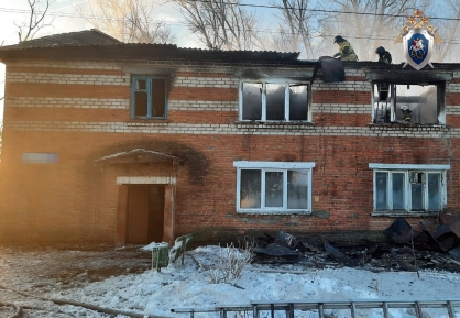 Перед судом предстанет житель Лысковского района, обвиняемый в гибели на пожаре двух человек и уничтожении чужого имущества (Фотографии)