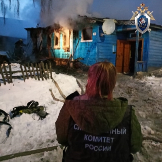 В Большемурашкинском районе Нижегородской области следователи СК выясняют причины гибели двух человек на пожаре (Фотографии)