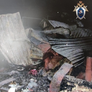 В Вачском районе по факту гибели местного жителя на пожаре организована доследственная проверка (Фотографии)